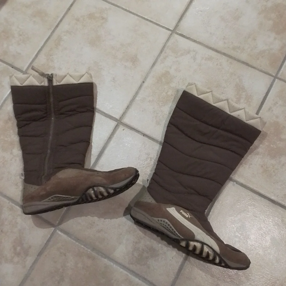 Y2k Vintage Puma moto flats gorpcore boxing boots 10
